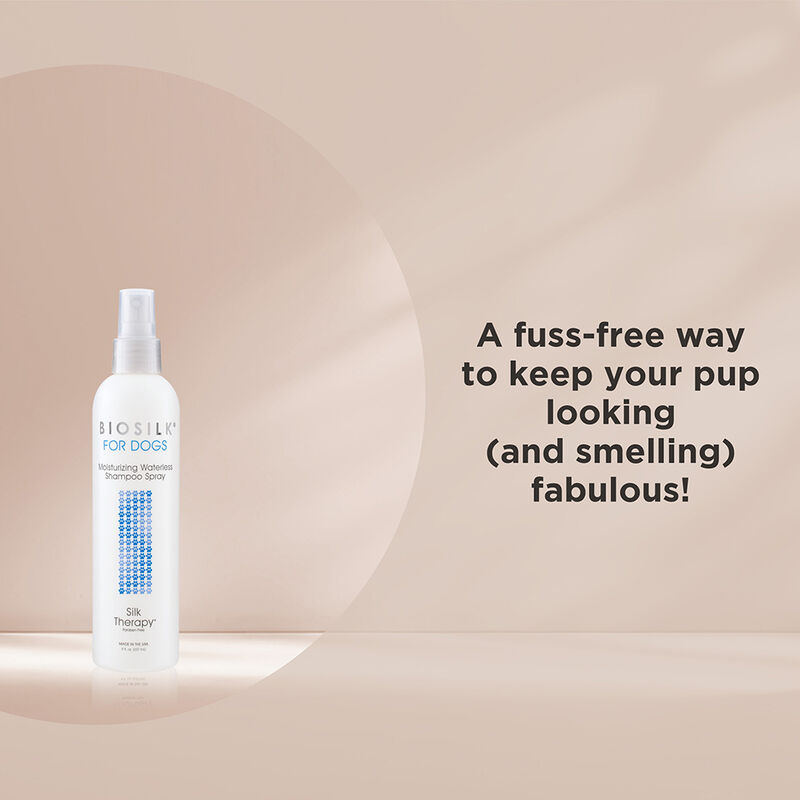 BioSilk For Dogs Moisturizing Waterless Shampoo Spray, , large image number null